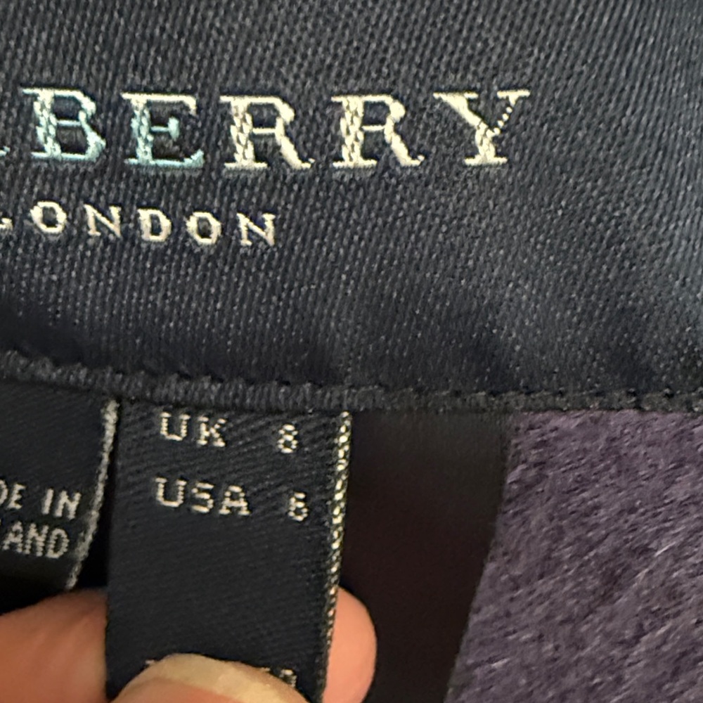 Burberry Plum and Purple Shearling Sheepskin Coat - Picture 3 of 15
